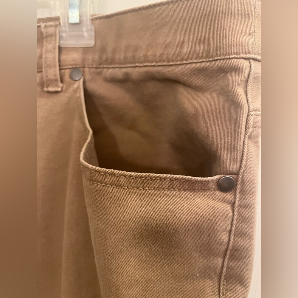 22W Tall CJ Banks Beige Trousers - Picture 3 of 9